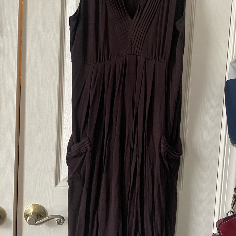 Calvin Klein Brown Sleeveless Dress